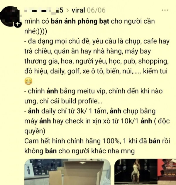 Mua ảnh check-in giá 10.000 đồng/tấm để 'phông bạt' cuộc sống sang chảnh Mua ảnh check-in giá 10.000 đồng/tấm để 'phông bạt' cuộc sống sang chảnh