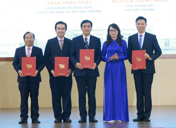 Bổ nhiệm loạt hiệu trưởng, hiệu phó các trường thành viên ĐH Quốc gia TP.HCM Bổ nhiệm loạt hiệu trưởng, hiệu phó các trường thành viên ĐH Quốc gia TP.HCM
