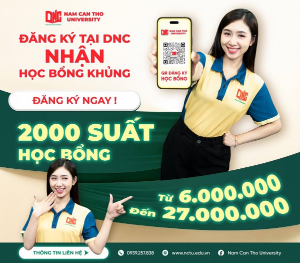 Chọn đúng trường - Vững tương lai tại Trường đại học Nam Cần Thơ