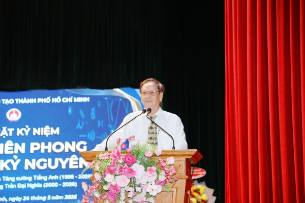 Tăng cường tiếng Anh có liên hệ gì với sự ra đời Trường THPT chuyên Trần Đại Nghĩa? Tăng cường tiếng Anh có liên hệ gì với sự ra đời Trường THPT chuyên Trần Đại Nghĩa?