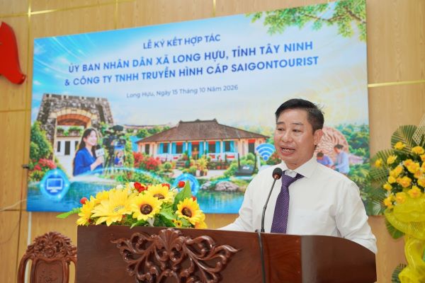 Ông Lương Quốc Huy – Tổng Giám Đốc SCTV, khẳng định SCTV sẽ sát sao với các dự án đồng hành cùng Long Hựu
