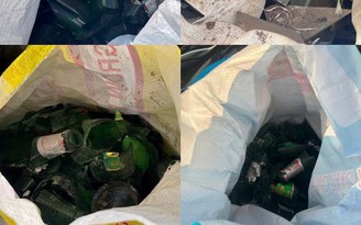 Xử lý người vứt lượng lớn mảnh chai, kính vỡ xuống sông ở Cần Thơ