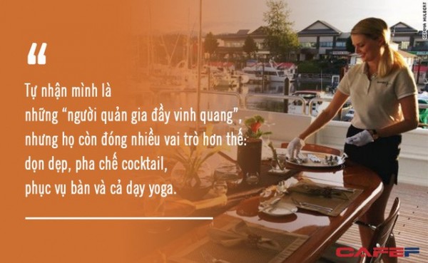 “Vén màn” công việc của các tiếp viên trên siêu du thuyền: Mức lương mơ ước 9.000 USD/tháng nhưng phải đáp ứng đủ yêu cầu khắt khe!