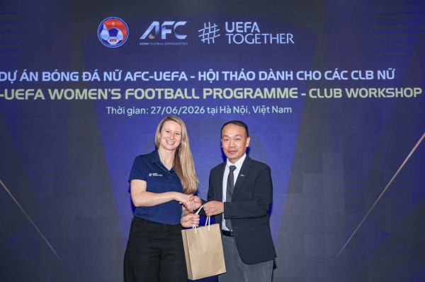 Cú đột phá chiến lược của bóng đá nữ Việt Nam, cả AFC và UEFA cùng vào cuộc Cú đột phá chiến lược của bóng đá nữ Việt Nam, cả AFC và UEFA cùng vào cuộc