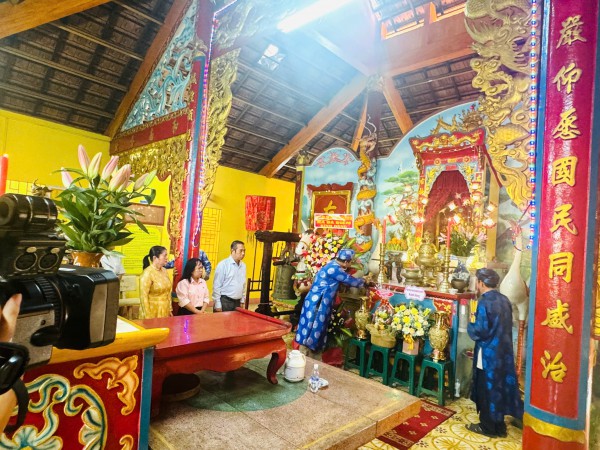 Sắc phong thần vua Tự Đức và câu chuyện báu vật ở đình Mỹ Hòa, Bà Điểm Sắc phong thần vua Tự Đức và câu chuyện báu vật ở đình Mỹ Hòa, Bà Điểm